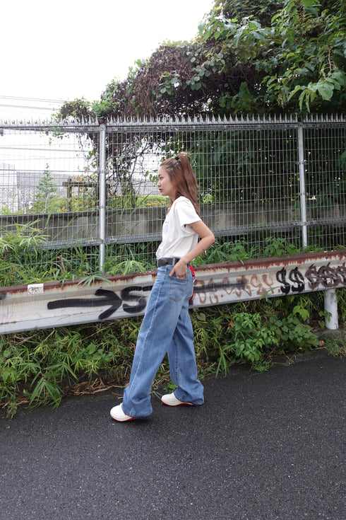 ルーズストレートデニム